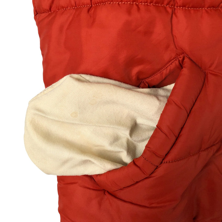 Vintage 1980'S Lee padded vest, size M, men's unclear orange type Vintage Second Hand