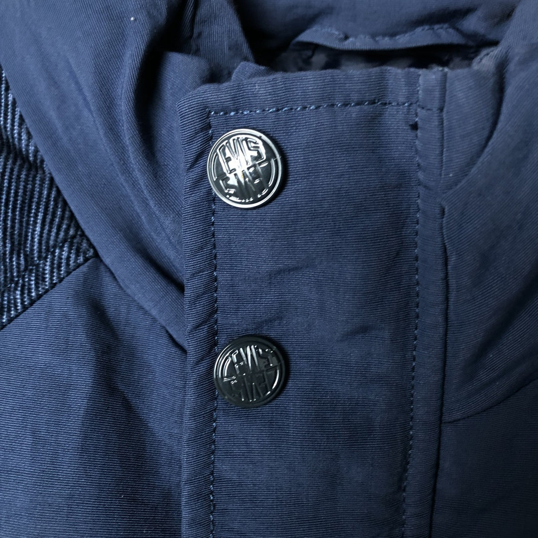 Levi's Down Vest, Men's Size M polyamide navy blue type Vintage Second Hand