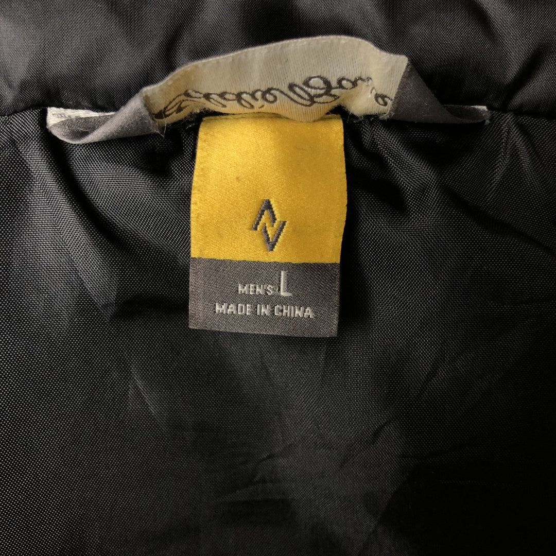 Eddie Bauer TRAVEX 700 Fill Power Down Vest, Men's Size L Nylon black type Vintage Second Hand