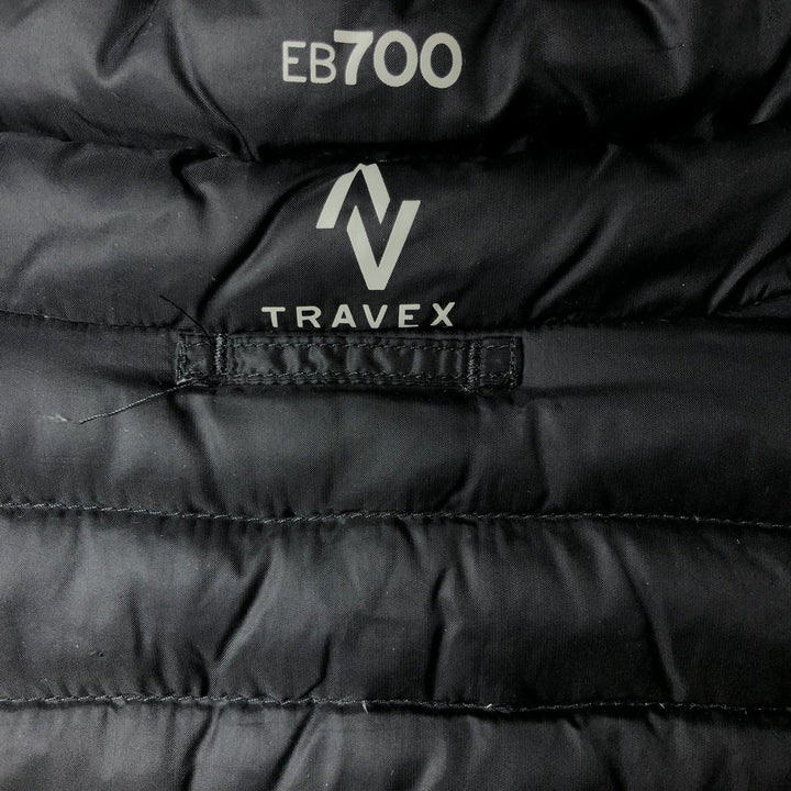 Eddie Bauer TRAVEX 700 Fill Power Down Vest, Men's Size L Nylon black type Vintage Second Hand
