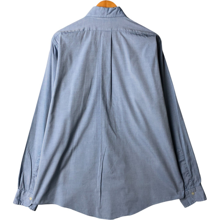 Brooks Brothers Est.1818 Long Sleeve Button-Down Shirt, Men's Size L cotton Blue type light blue Vintage Second Hand