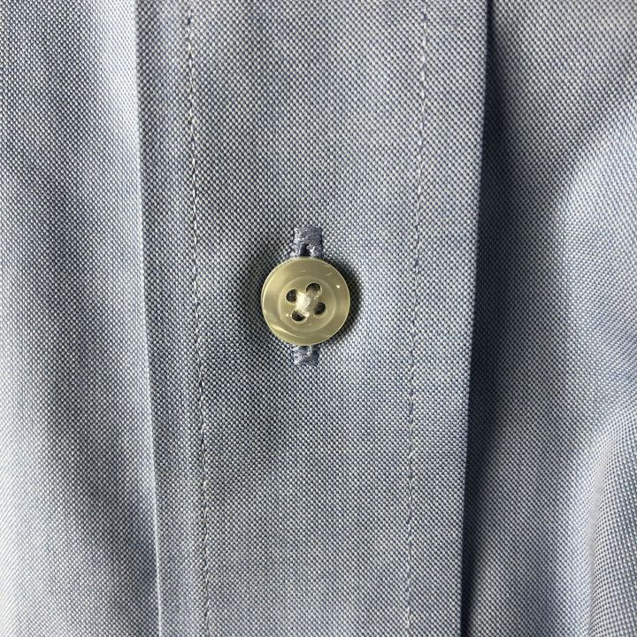 Brooks Brothers 346 long sleeve button-down shirt, men's size L cotton Blue type light blue Vintage Second Hand