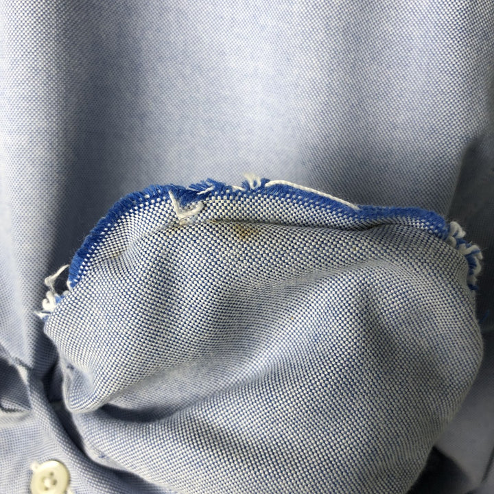 Brooks Brothers long sleeve button down shirt made in USA, size L for men cotton Blue type light blue Vintage Second Hand