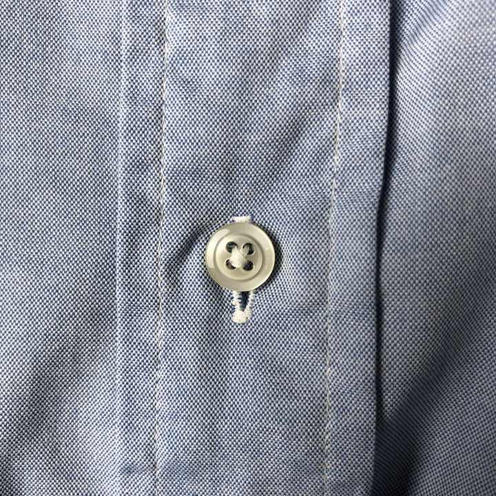 80s-90'S Brooks Brothers MAKERS Long Sleeve Button Down Shirt Made in USA Men's Size L Vintage cotton Blue type light blue Vintage Second Hand