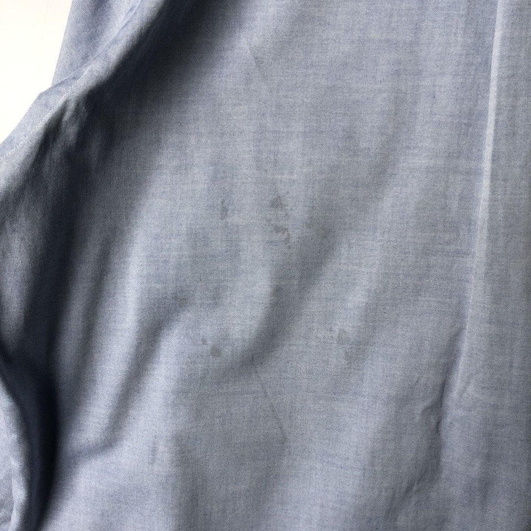 80s-90'S Brooks Brothers MAKERS Long Sleeve Button Down Shirt Made in USA Men's Size L Vintage cotton Blue type light blue Vintage Second Hand