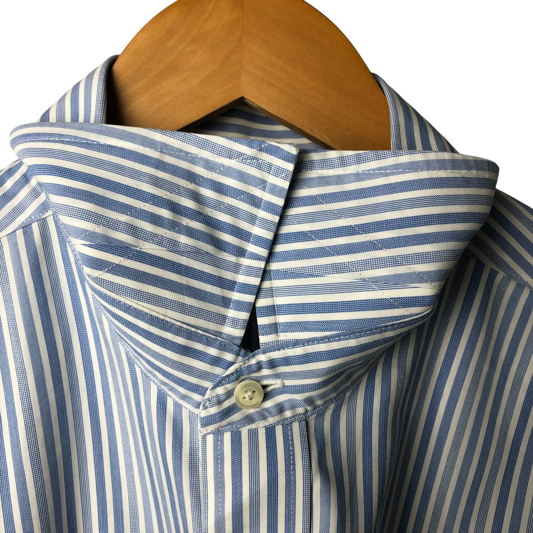 Brooks Brothers Men's Long Sleeve Cotton Striped Shirt, Size L cotton white type Vintage Second Hand