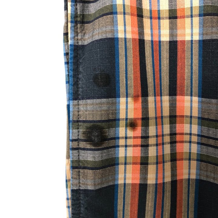 Patagonia 52251FA12 Long Sleeve Cotton Check Shirt, Men's Size Small Organic cotton orange type Vintage Second Hand