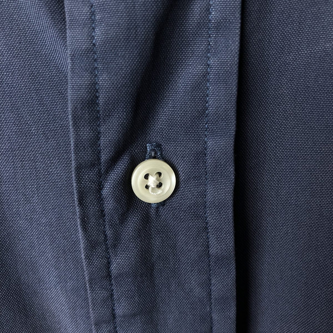 Ralph Lauren BLAKE long sleeve button down shirt, men's XL size cotton navy blue type Vintage Second Hand