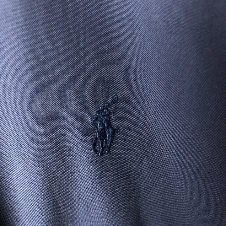 Ralph Lauren BLAKE long sleeve button down shirt, men's XL size cotton navy blue type Vintage Second Hand