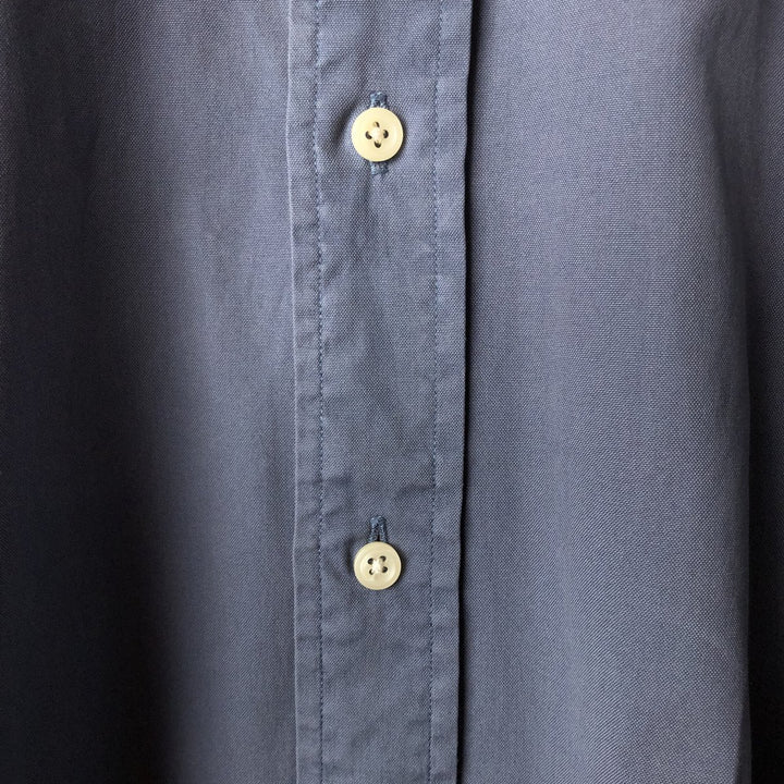 Ralph Lauren BLAKE long sleeve button down shirt, men's XL size cotton navy blue type Vintage Second Hand