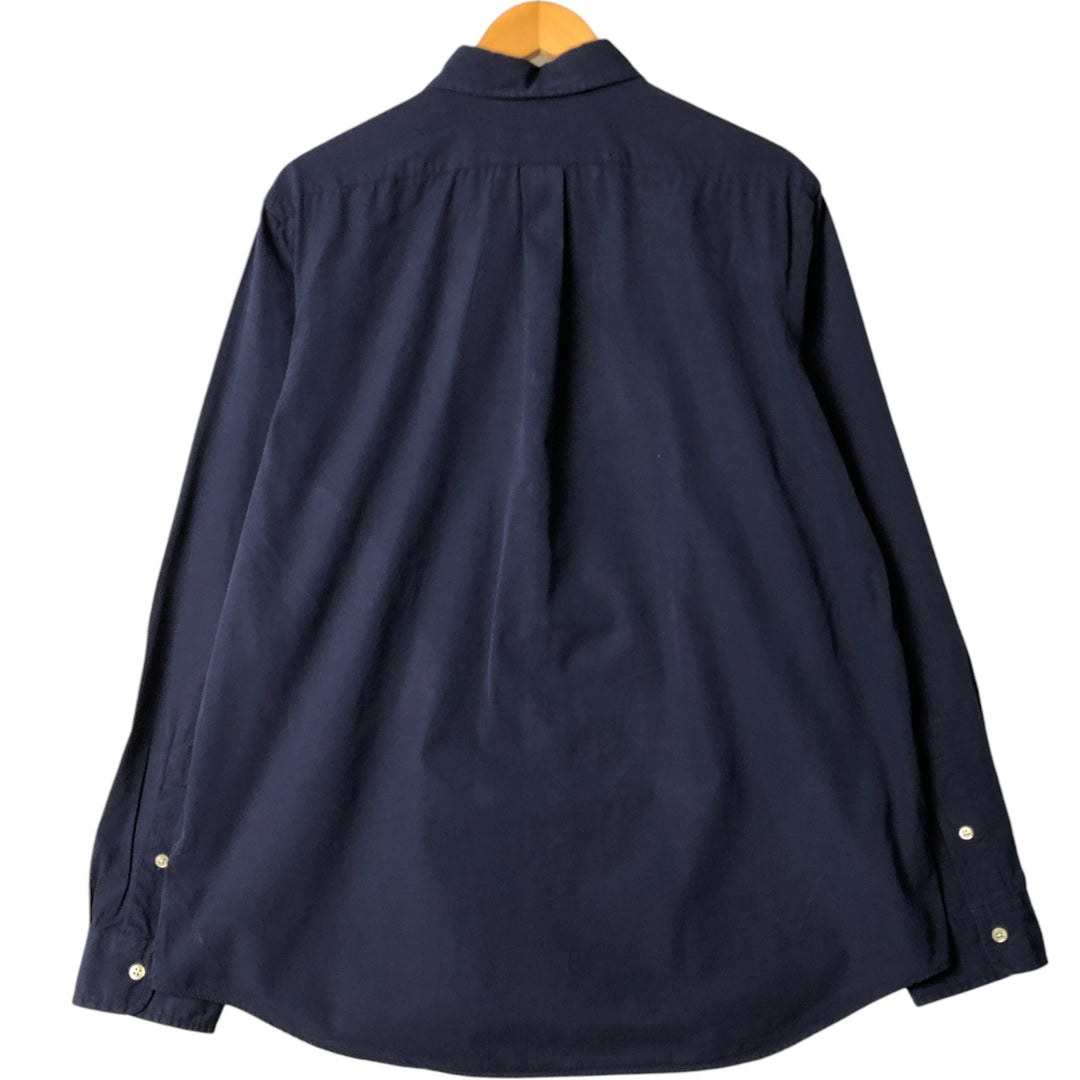 Ralph Lauren long sleeve button down shirt, men's XL size cotton navy blue type Vintage Second Hand