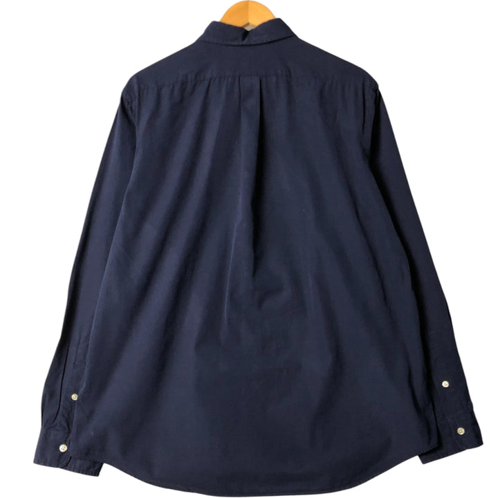 Ralph Lauren long sleeve button down shirt, men's XL size cotton navy blue type Vintage Second Hand