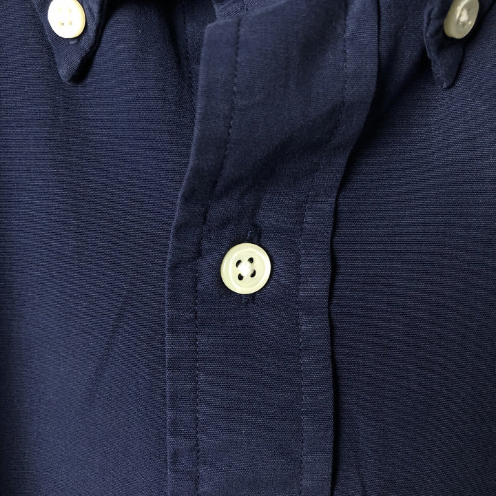 Ralph Lauren long sleeve button down shirt, men's XL size cotton navy blue type Vintage Second Hand