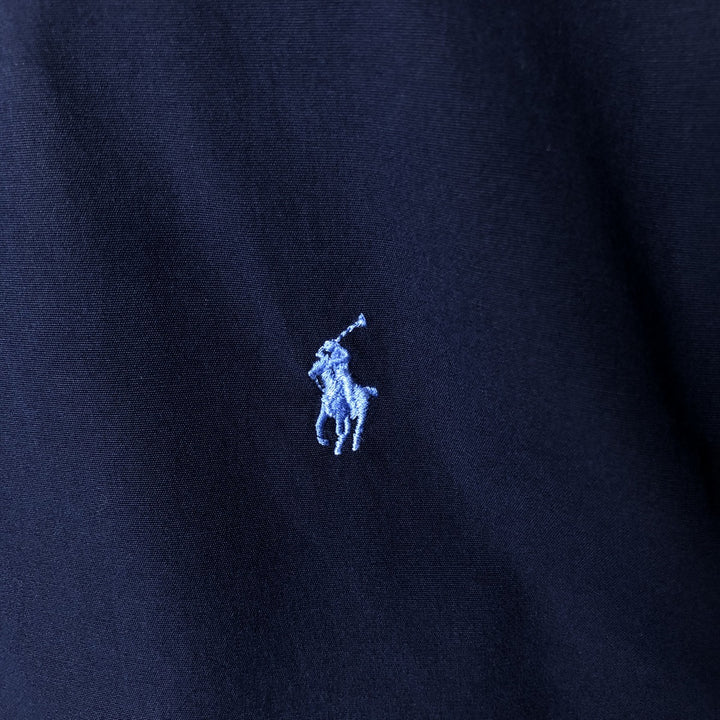Ralph Lauren long sleeve button down shirt, men's XL size cotton navy blue type Vintage Second Hand