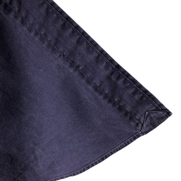 Ralph Lauren POLO by Ralph Lauren long sleeve button down shirt, men's XL size cotton Navy blue Vintage Second Hand