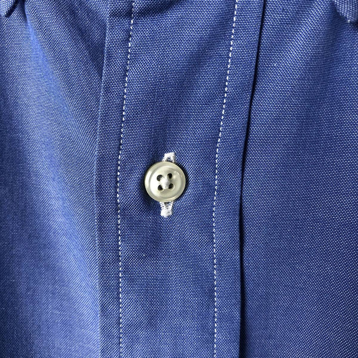 Ralph Lauren CUSTOM FIT long sleeve button down shirt, men's XL size cotton Blue type light blue Vintage Second Hand