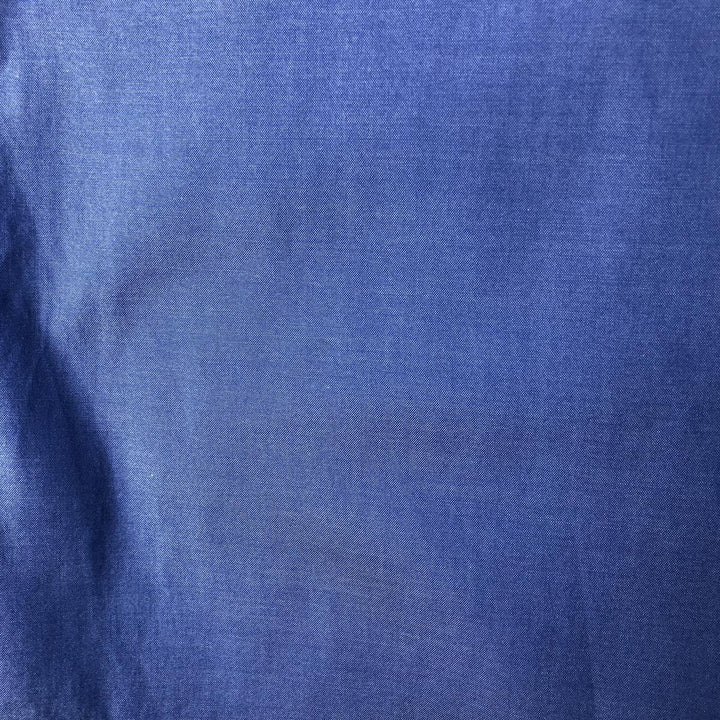 Ralph Lauren CUSTOM FIT long sleeve button down shirt, men's XL size cotton Blue type light blue Vintage Second Hand