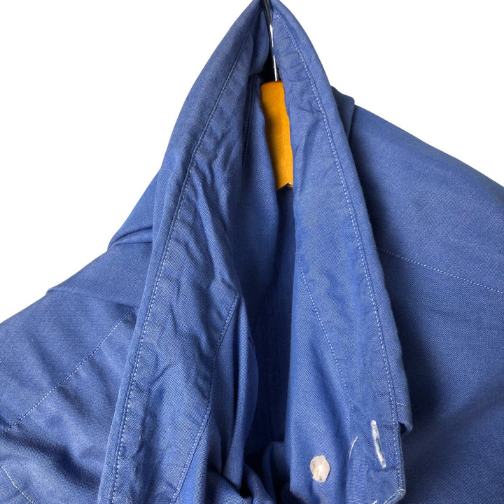 Ralph Lauren CUSTOM FIT long sleeve button down shirt, men's XL size cotton Blue type light blue Vintage Second Hand