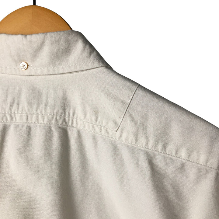 Ralph Lauren long sleeve button down shirt, men's size M cotton white type Vintage Second Hand