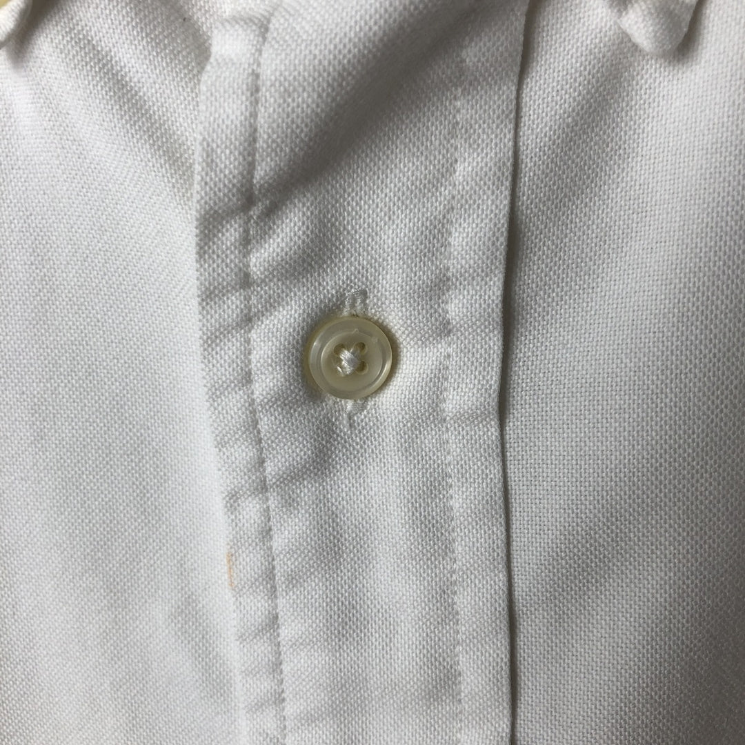 Ralph Lauren YARMOUTH long sleeve button down shirt, men's XL size cotton white type Vintage Second Hand