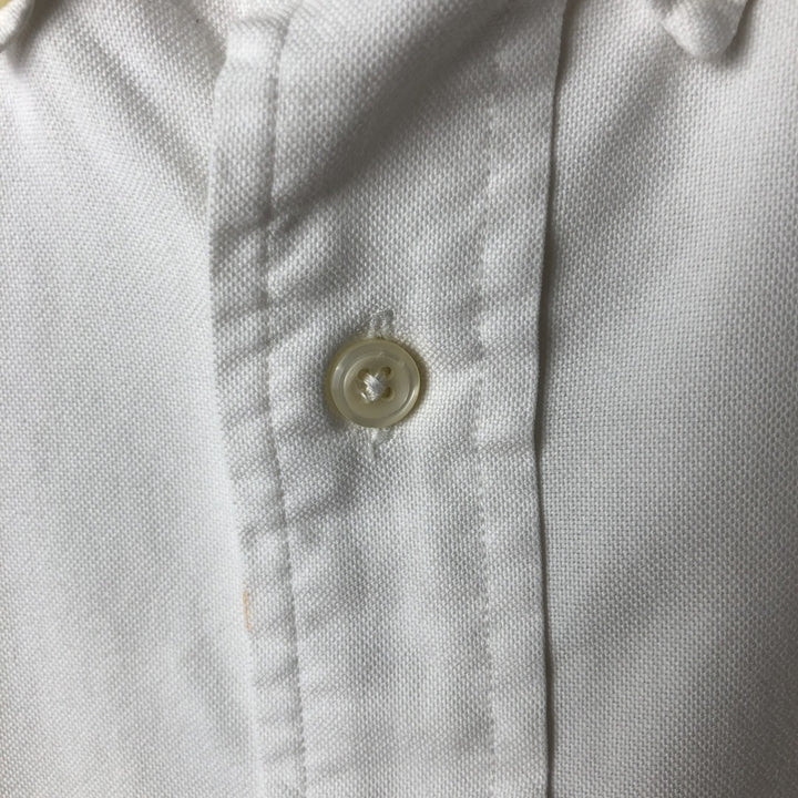Ralph Lauren YARMOUTH long sleeve button down shirt, men's XL size cotton white type Vintage Second Hand