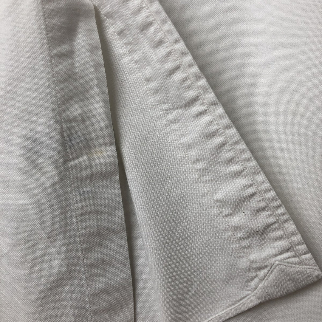 Ralph Lauren YARMOUTH long sleeve button down shirt, men's XL size cotton white type Vintage Second Hand
