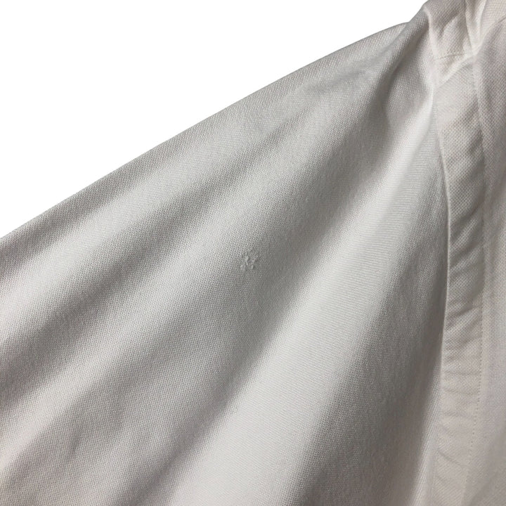 Ralph Lauren YARMOUTH long sleeve button down shirt, men's XL size cotton white type Vintage Second Hand