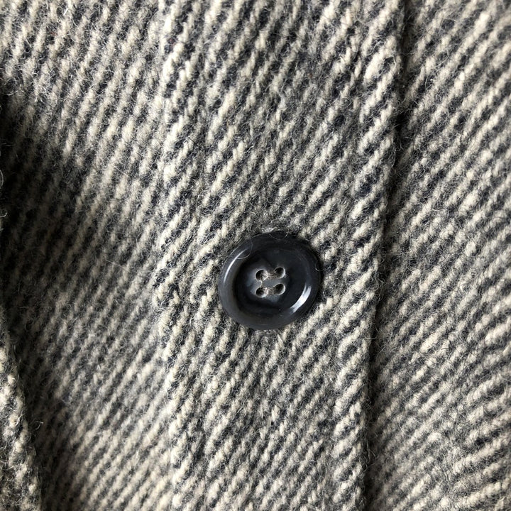 Vintage 1970'S WOOLRICH wool shirt, men's size L unclear black type Vintage Second Hand