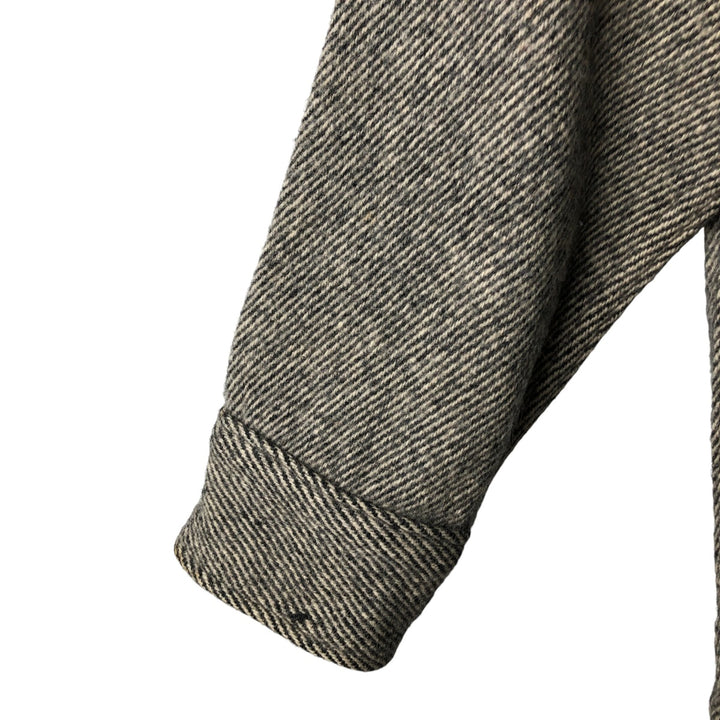 Vintage 1970'S WOOLRICH wool shirt, men's size L unclear black type Vintage Second Hand