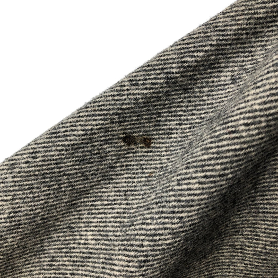 Vintage 1970'S WOOLRICH wool shirt, men's size L unclear black type Vintage Second Hand