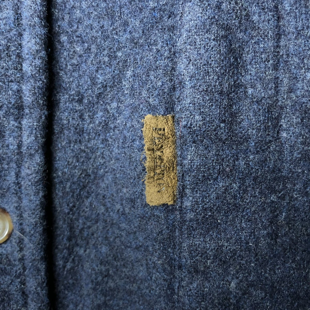 Pendleton wool shirt, men's size XXL wool navy blue type Vintage Second Hand