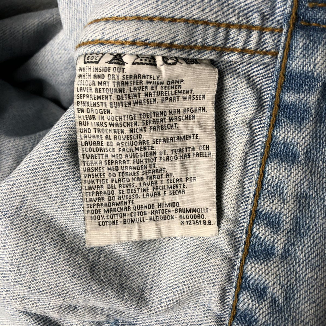 90'S Levi's 70503-0208 Denim Jacket, Men's XL, Vintage cotton blue type Vintage Second Hand