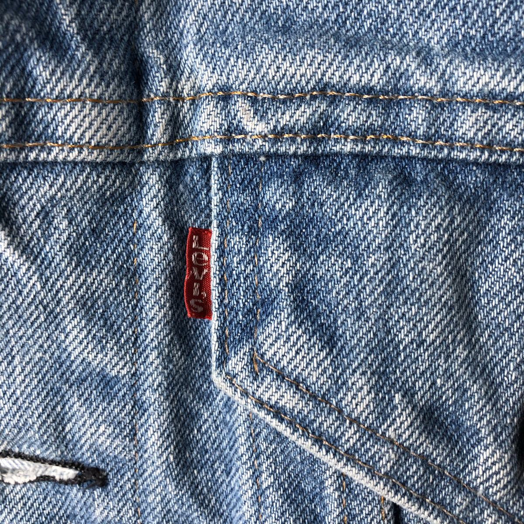 80'S Levi's denim jacket, denim jacket, made in USA, men's size S, vintage unclear blue type Vintage Second Hand