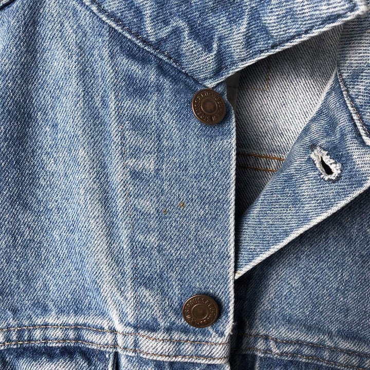 80'S Levi's denim jacket, denim jacket, made in USA, men's size S, vintage unclear blue type Vintage Second Hand