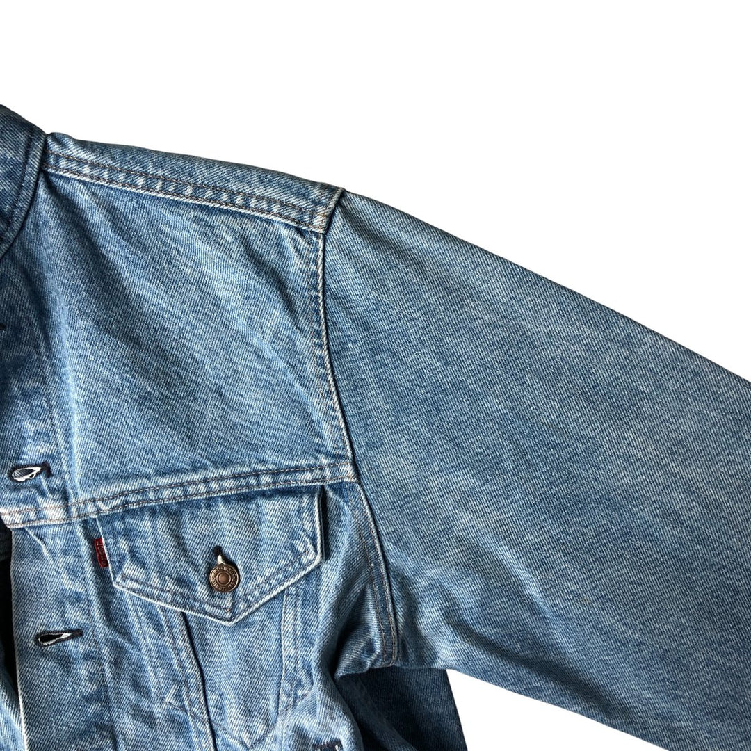 80'S Levi's denim jacket, denim jacket, made in USA, men's size S, vintage unclear blue type Vintage Second Hand