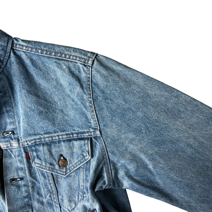80'S Levi's denim jacket, denim jacket, made in USA, men's size S, vintage unclear blue type Vintage Second Hand