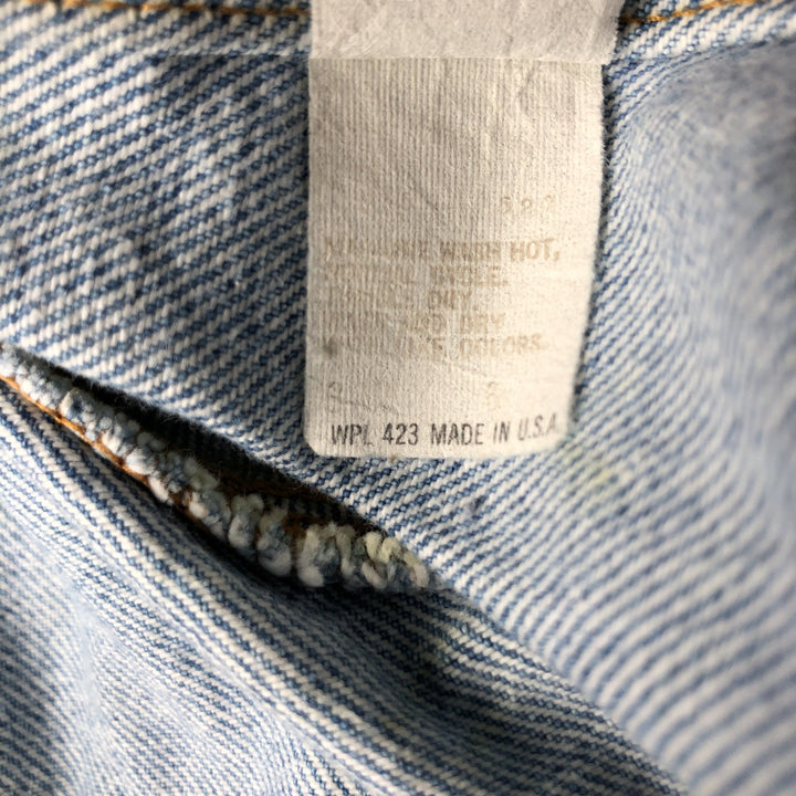 80'S Levi's 70506-0214 denim jacket, denim jacket, made in USA, men's size S, vintage cotton blue type Vintage Second Hand