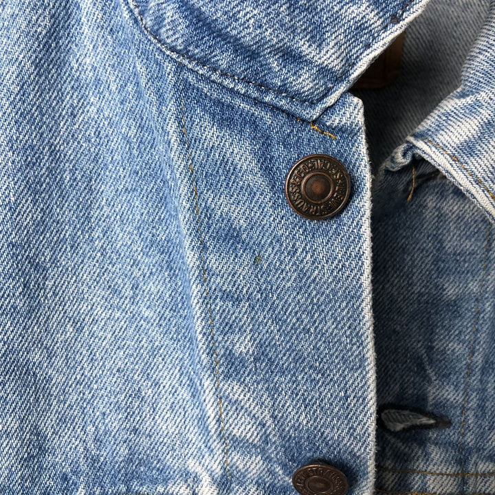 80'S Levi's 70506-0214 denim jacket, denim jacket, made in USA, men's size S, vintage cotton blue type Vintage Second Hand