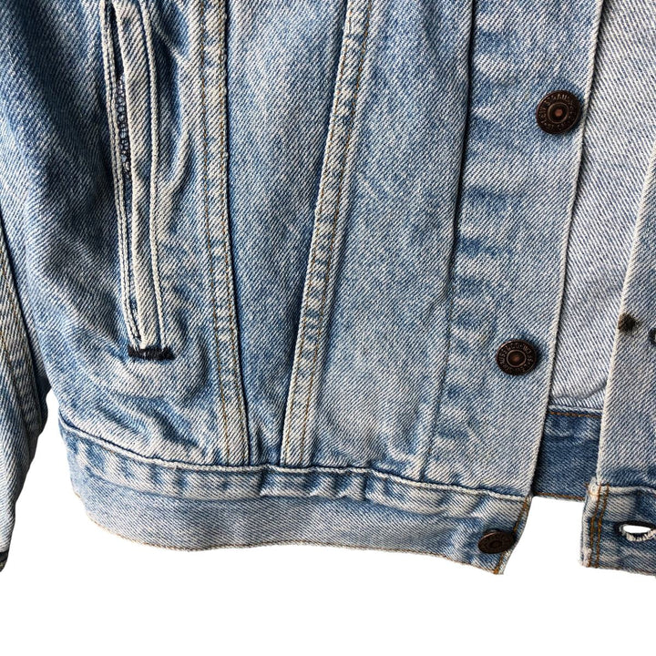 80'S Levi's 70506-0214 denim jacket, denim jacket, made in USA, men's size S, vintage cotton blue type Vintage Second Hand