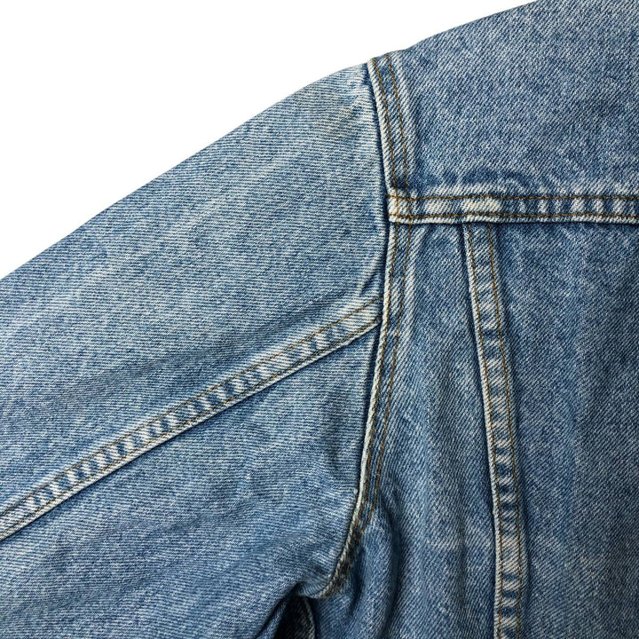 80'S Levi's 70506-0214 denim jacket, denim jacket, made in USA, men's size S, vintage cotton blue type Vintage Second Hand