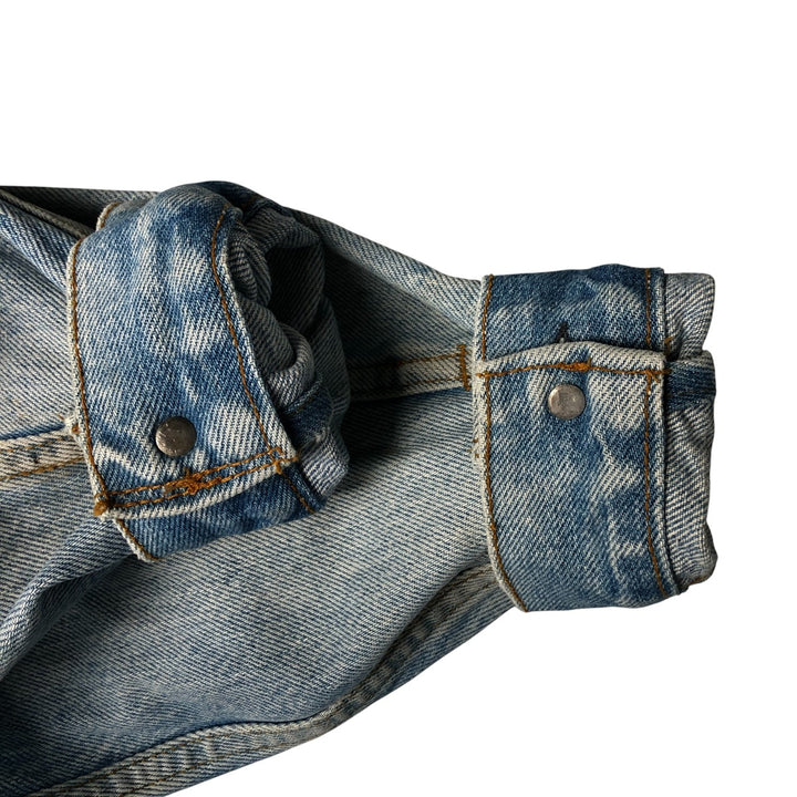 80'S Levi's 70506-0214 denim jacket, denim jacket, made in USA, men's size S, vintage cotton blue type Vintage Second Hand