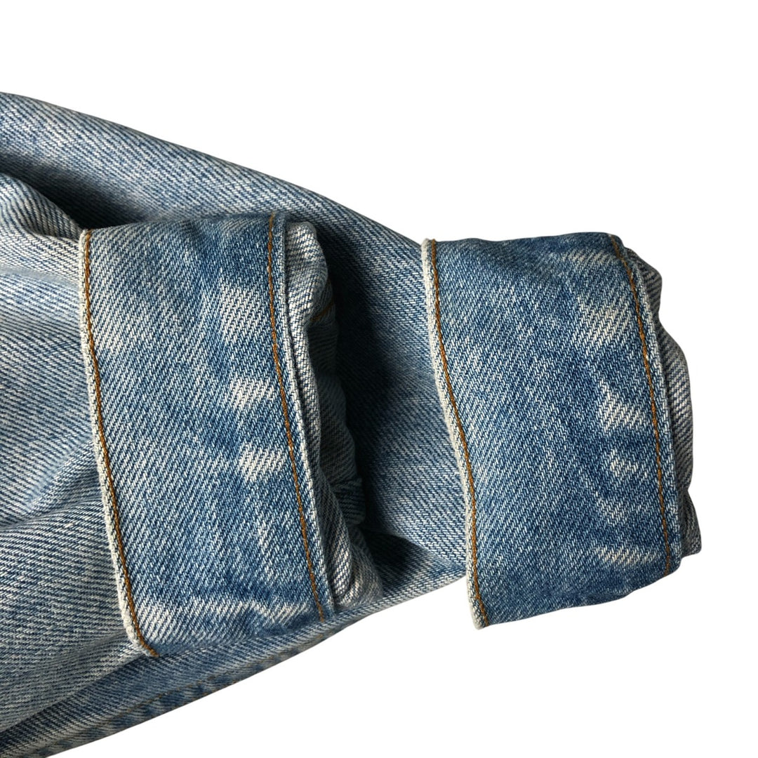 80'S Levi's 70506-0214 denim jacket, denim jacket, made in USA, men's size S, vintage cotton blue type Vintage Second Hand