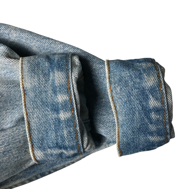 80'S Levi's 70506-0214 denim jacket, denim jacket, made in USA, men's size S, vintage cotton blue type Vintage Second Hand