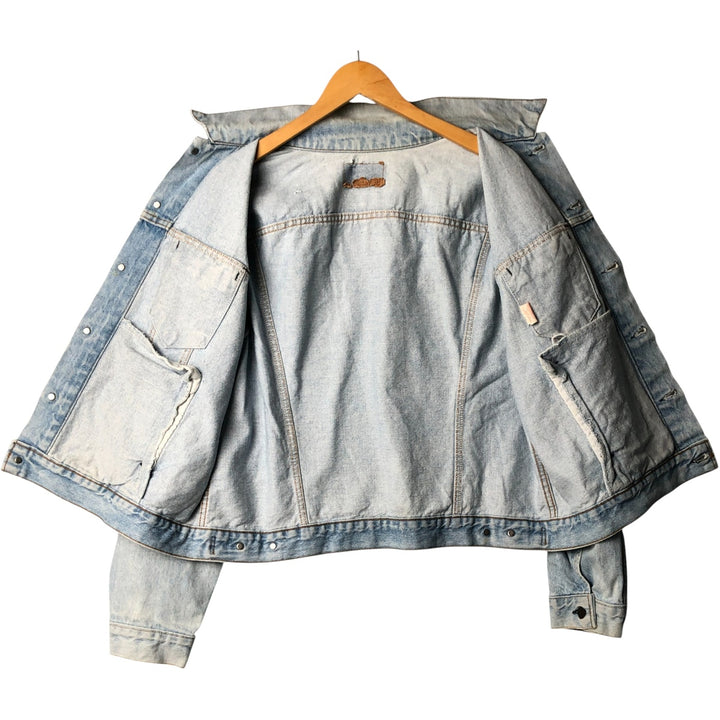 Vintage 1990'S Levi's 70506-0214 denim jacket, made in the USA, size L. cotton blue type Vintage Second Hand