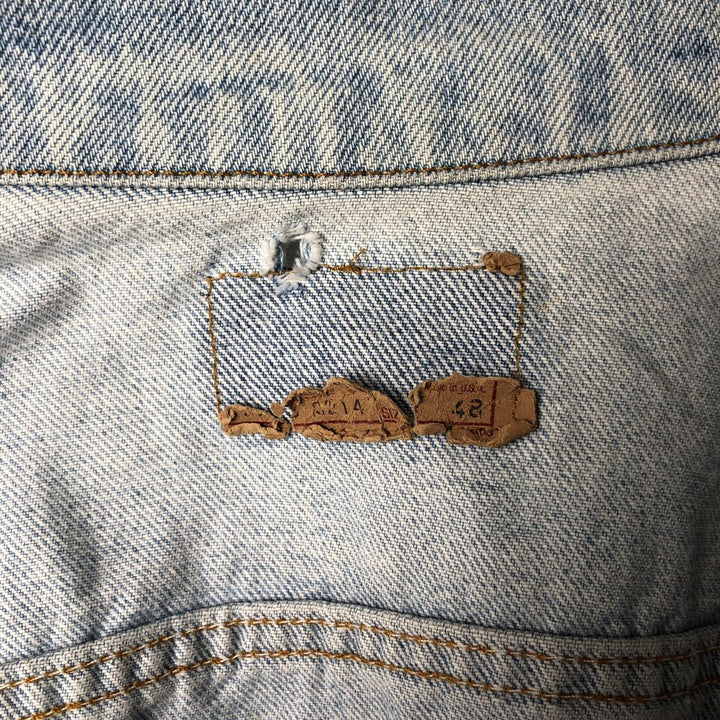 Vintage 1990'S Levi's 70506-0214 denim jacket, made in the USA, size L. cotton blue type Vintage Second Hand