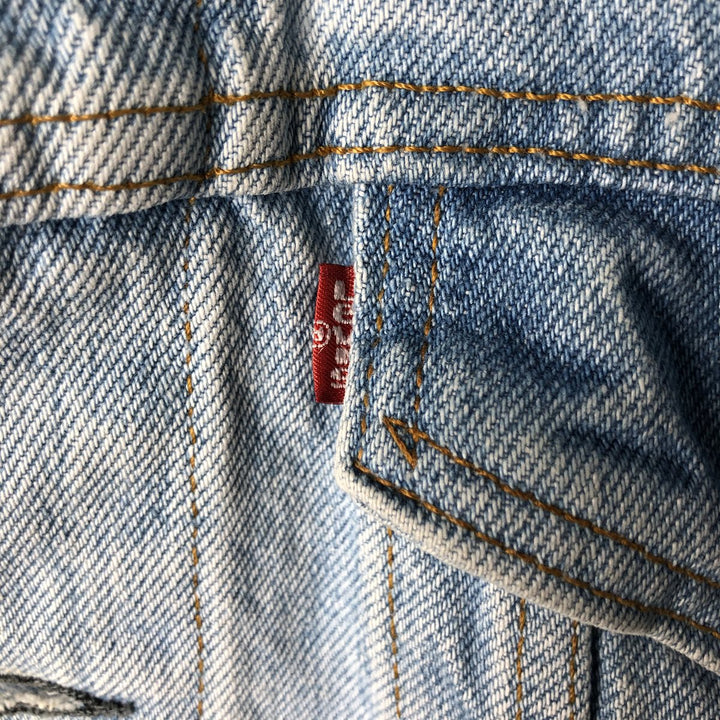 Vintage 1990'S Levi's 70506-0214 denim jacket, made in the USA, size L. cotton blue type Vintage Second Hand