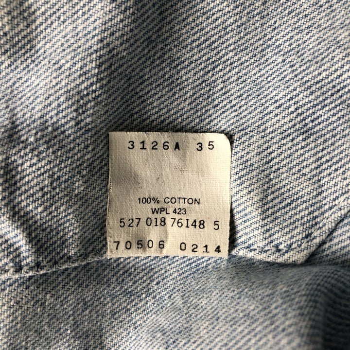 Vintage 1990'S Levi's 70506-0214 denim jacket, made in the USA, size L. cotton blue type Vintage Second Hand