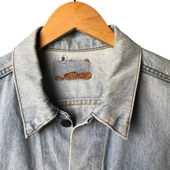 Vintage 1990'S Levi's 70506-0214 denim jacket, made in the USA, size L. cotton blue type Vintage Second Hand