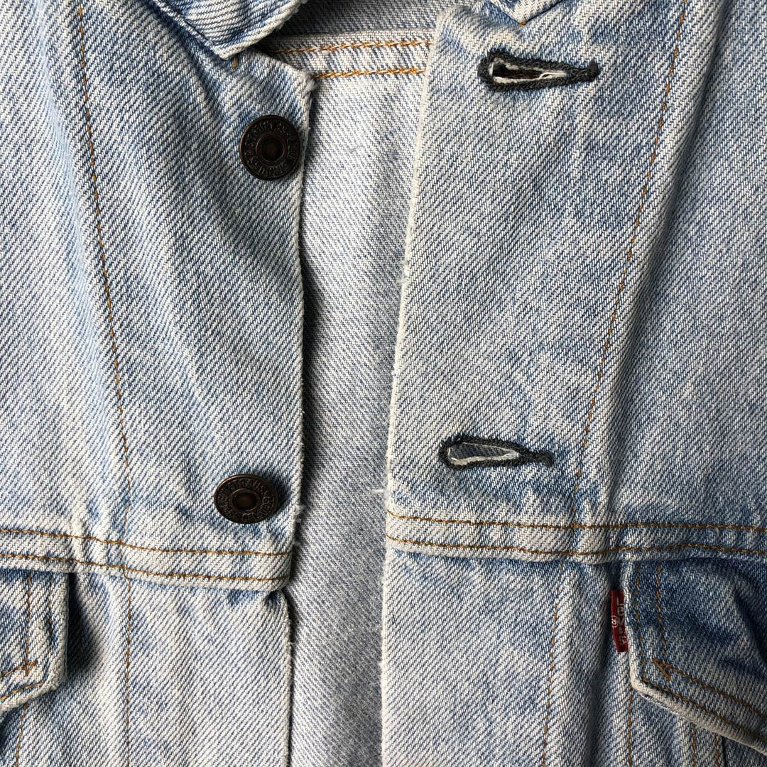 Vintage 1990'S Levi's 70506-0214 denim jacket, made in the USA, size L. cotton blue type Vintage Second Hand