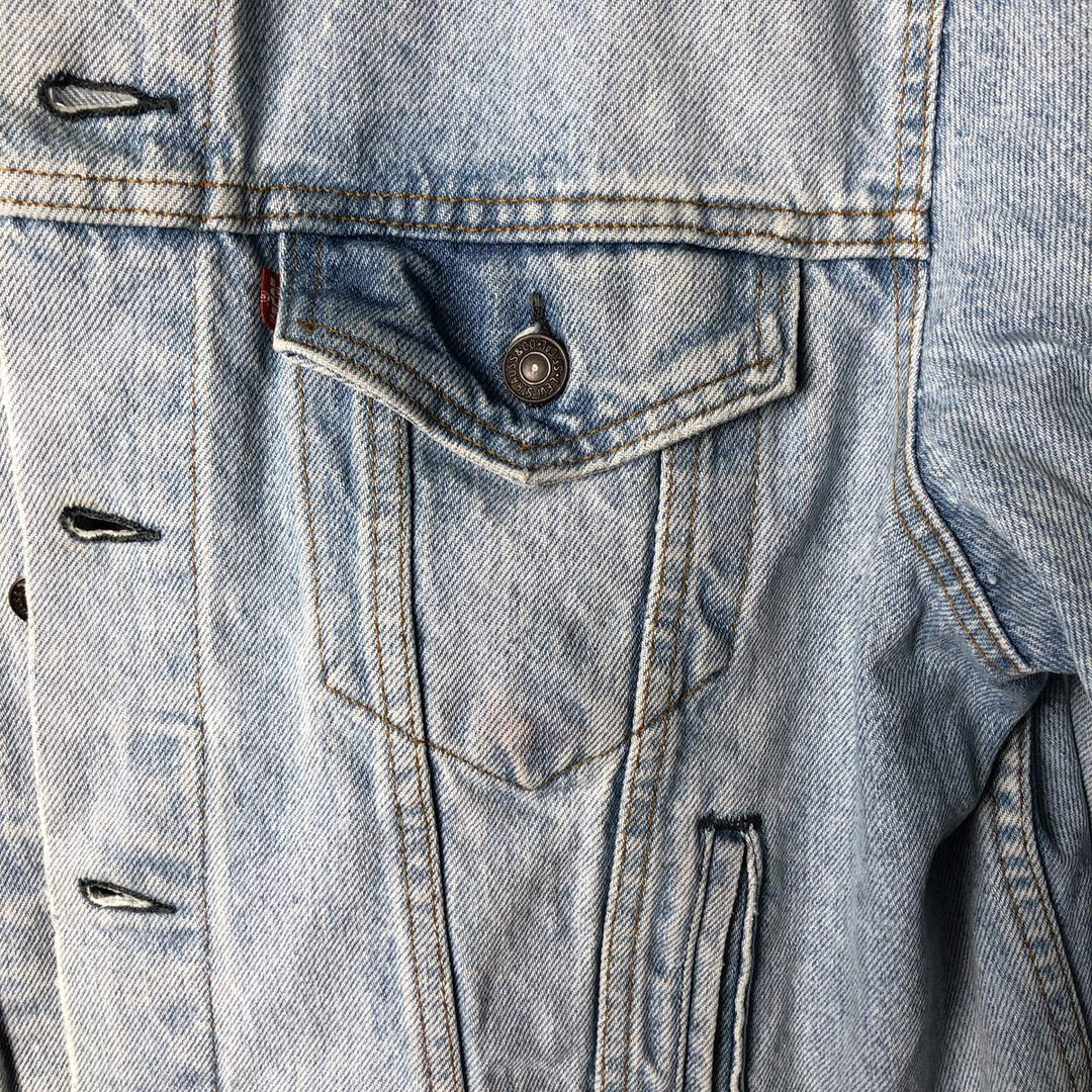 Vintage 1990'S Levi's 70506-0214 denim jacket, made in the USA, size L. cotton blue type Vintage Second Hand